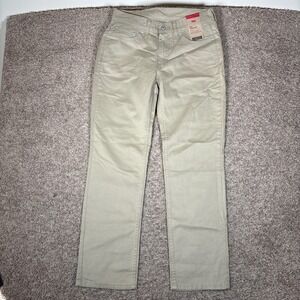 Levi's 514 Straight Fit Stretch Khaki Tan Casual Pants Men's Size 30x30